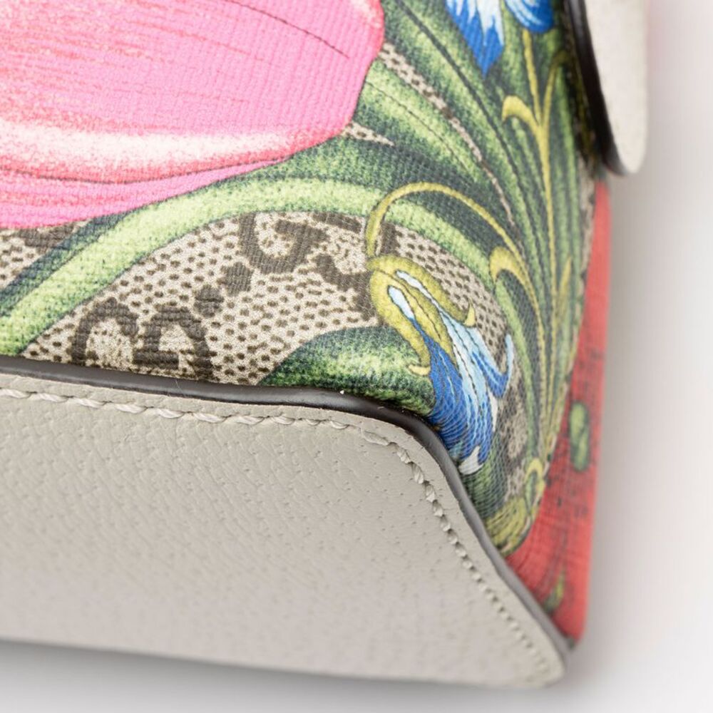 Gucci GG Supreme Flora Ophidia Dome Small Shoulder Bag - Picture 11 of 13
